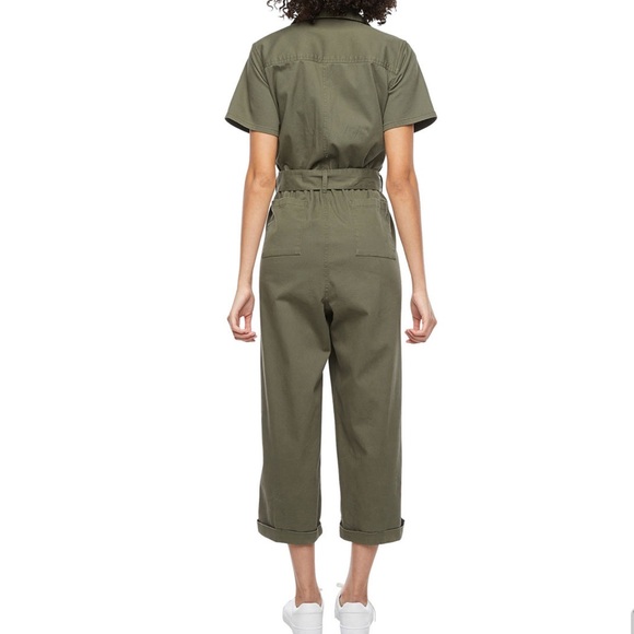 Brand New! a.n.a. Olive Jumpsuit with Belt Sz PXL - Picture 4 of 10